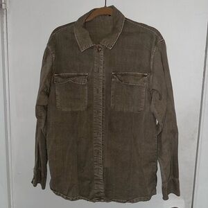 Grey Button-Up Shirt